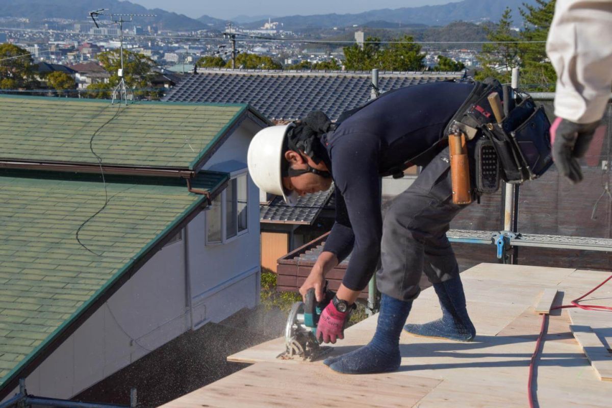 福岡県糟屋郡志免町07　注文住宅建築現場リポート④　～上棟式・後編～