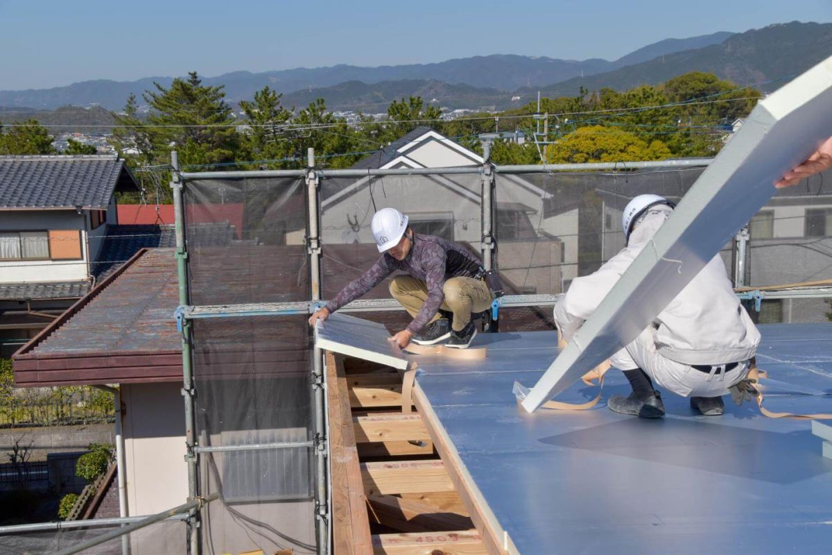 福岡県糟屋郡志免町07　注文住宅建築現場リポート④　～上棟式・後編～