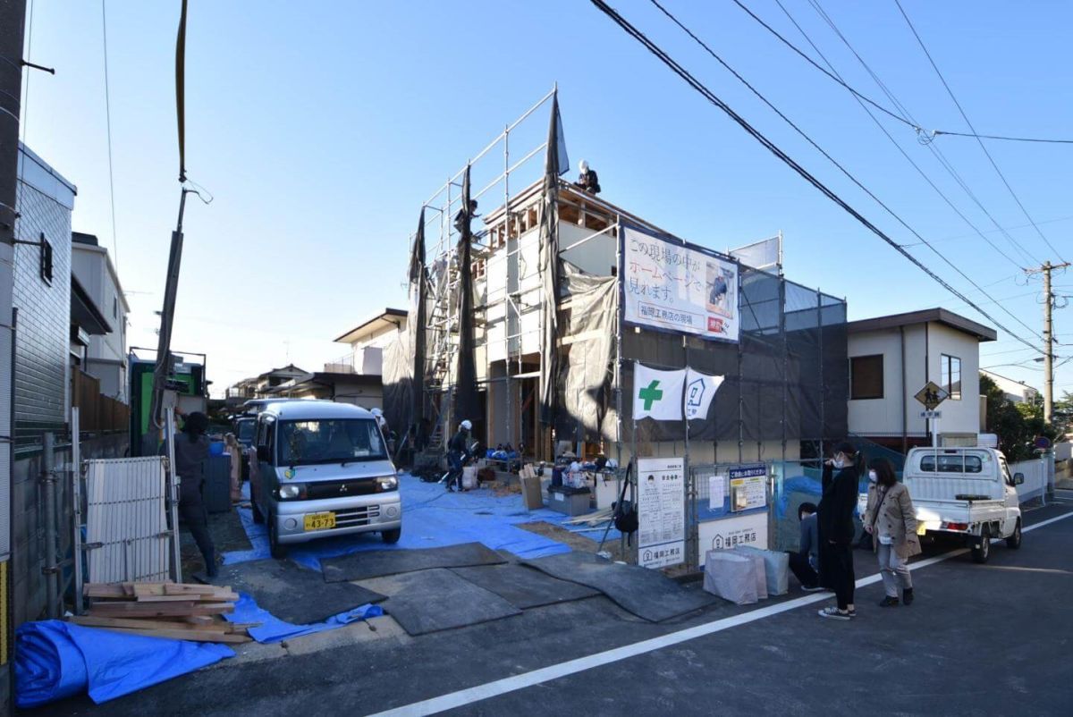 福岡県糟屋郡志免町07　注文住宅建築現場リポート④　～上棟式・後編～