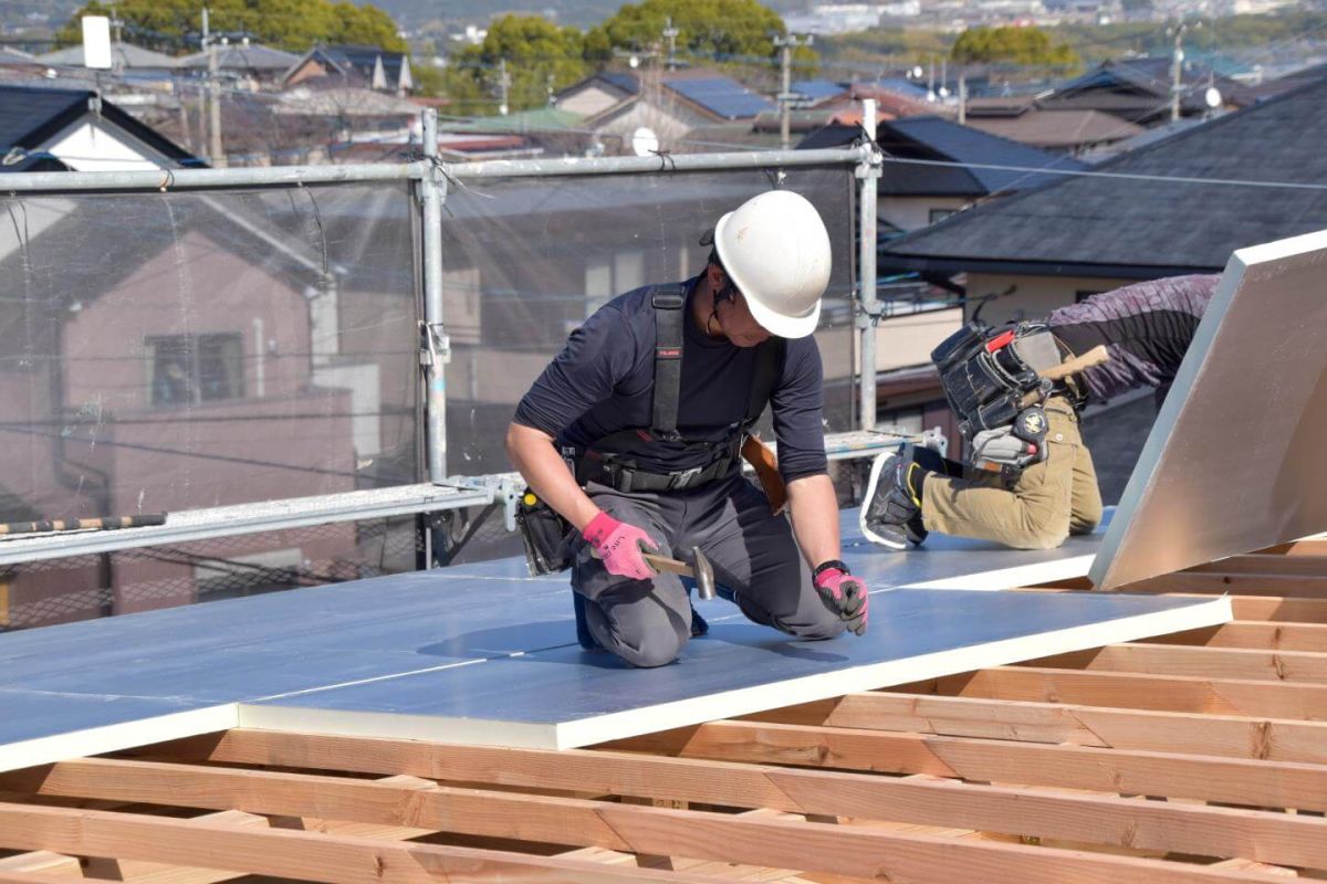 福岡県糟屋郡志免町07　注文住宅建築現場リポート④　～上棟式・後編～