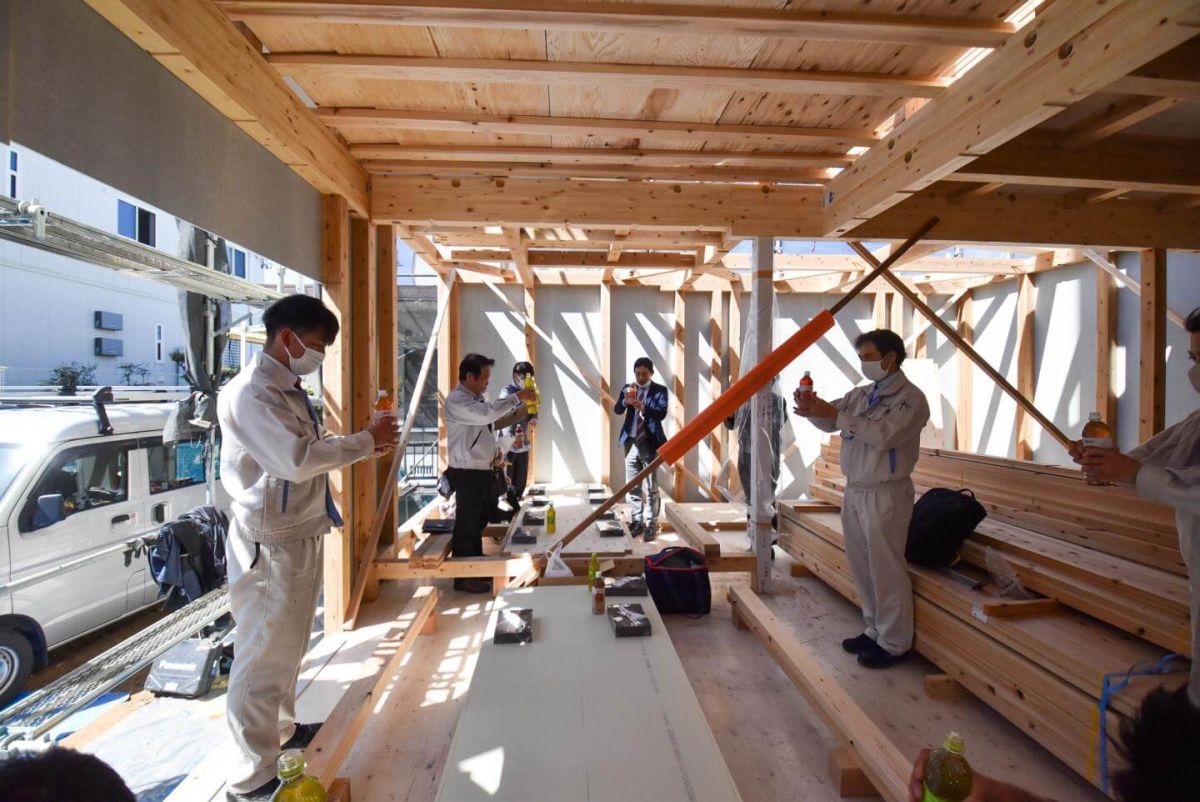 「糟屋郡志免町07」注文住宅現場リポート④【上棟式】