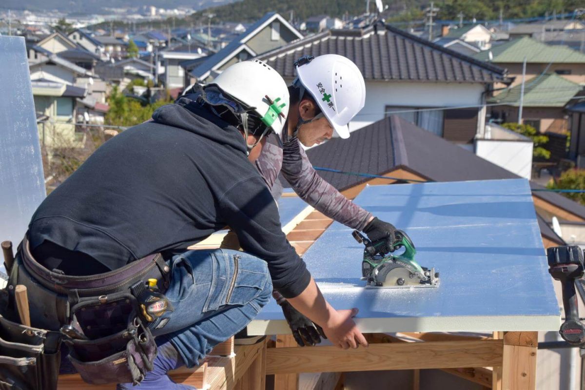 福岡県糟屋郡志免町07　注文住宅建築現場リポート④　～上棟式・後編～