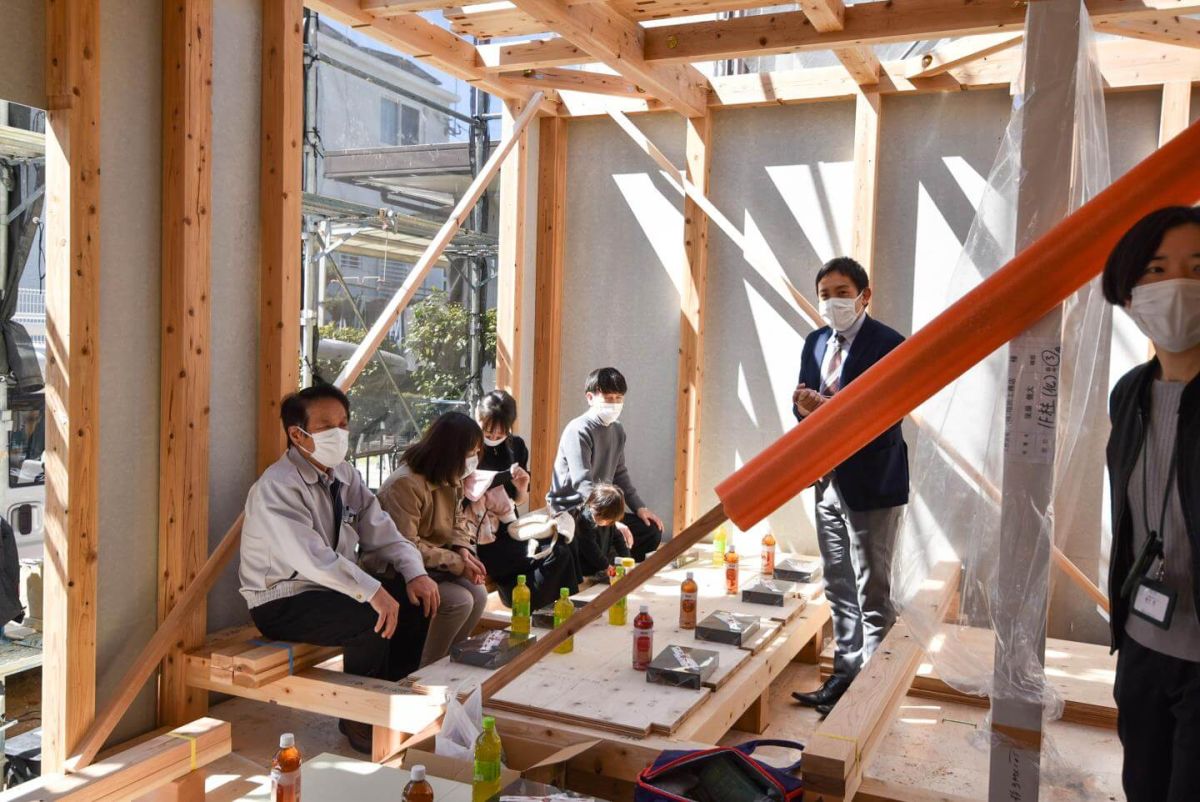 「糟屋郡志免町07」注文住宅現場リポート④【上棟式】