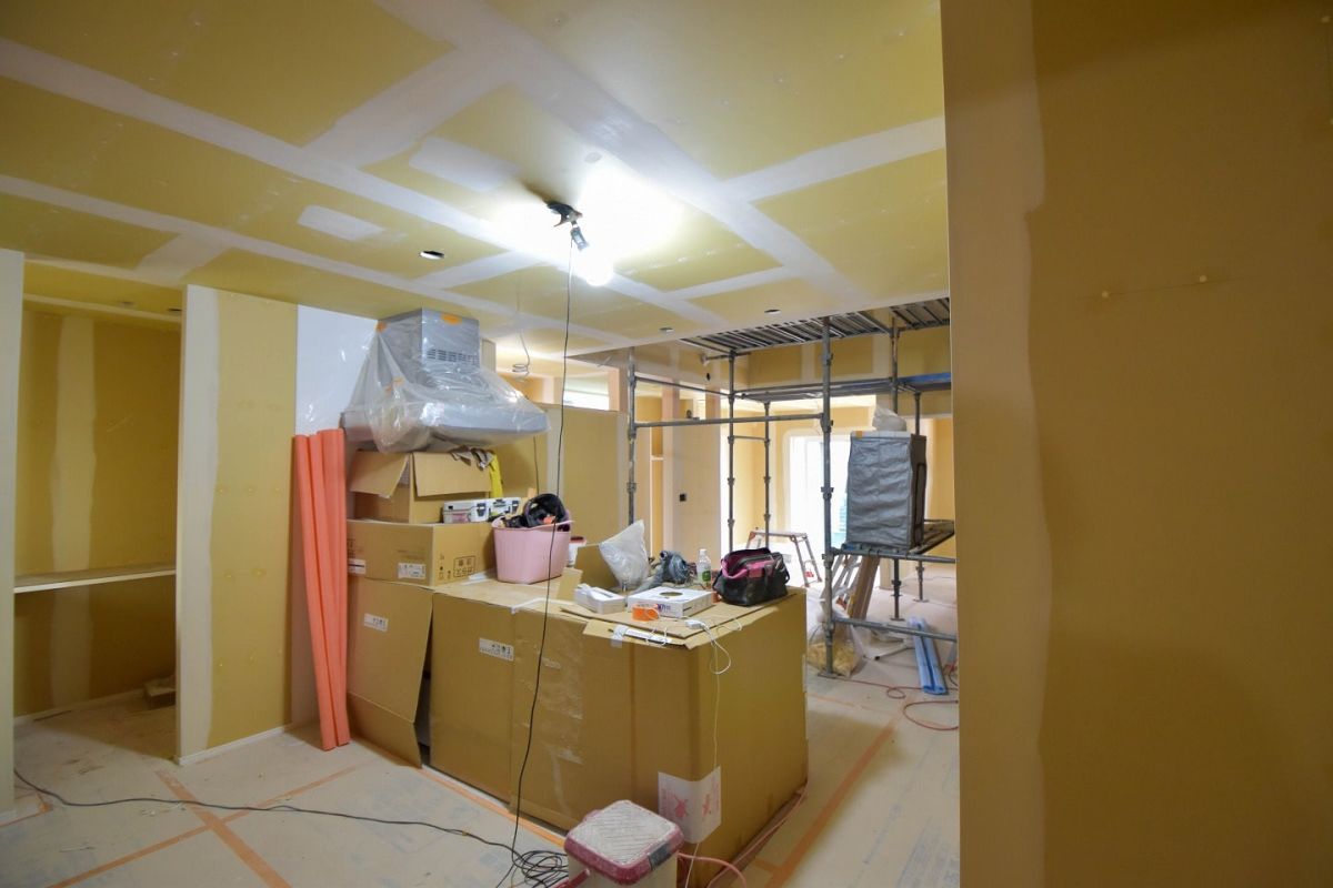「福岡市早良区09」注文住宅現場リポート⑧【内装工事】【クロス貼り】