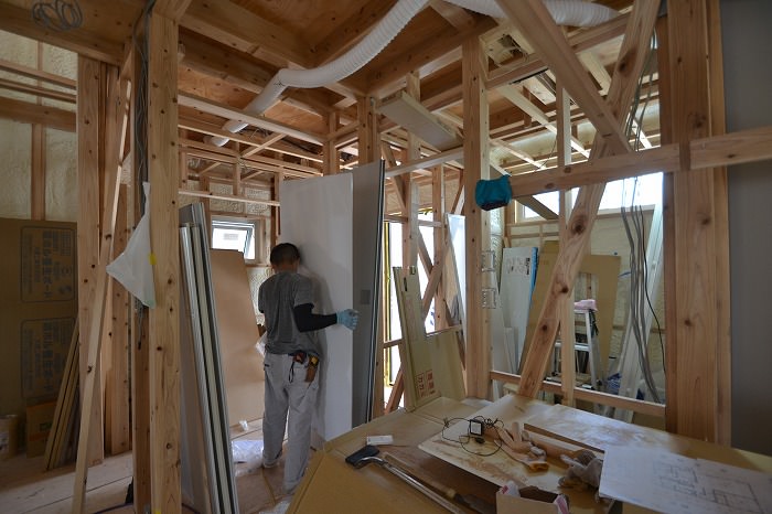 「福岡市南区02」注文住宅現場リポート⑧【木工事】【下地】