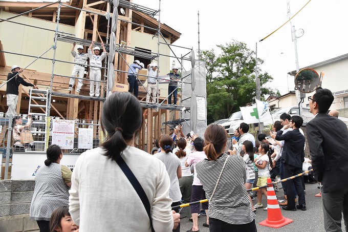 「糟屋郡宇美町02」注文住宅現場リポート⑤【上棟式】