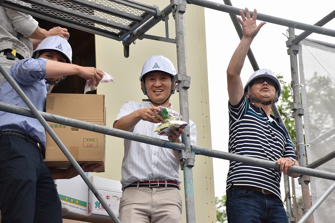 福岡県糟屋郡宇美町02　注文住宅建築現場リポート⑤　～上棟式～