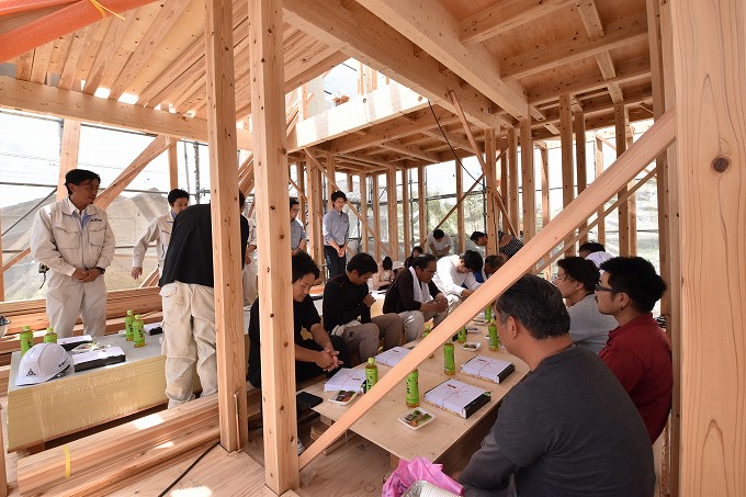 「糟屋郡宇美町02」注文住宅現場リポート⑤【上棟式】