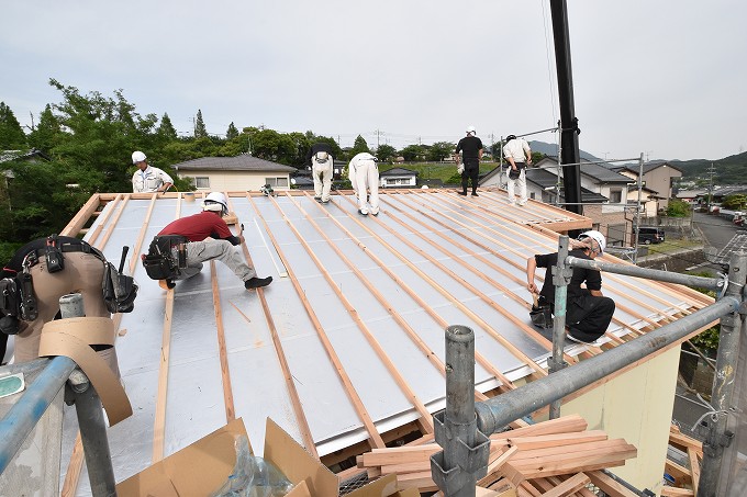 「糟屋郡宇美町02」注文住宅現場リポート⑤【上棟式】