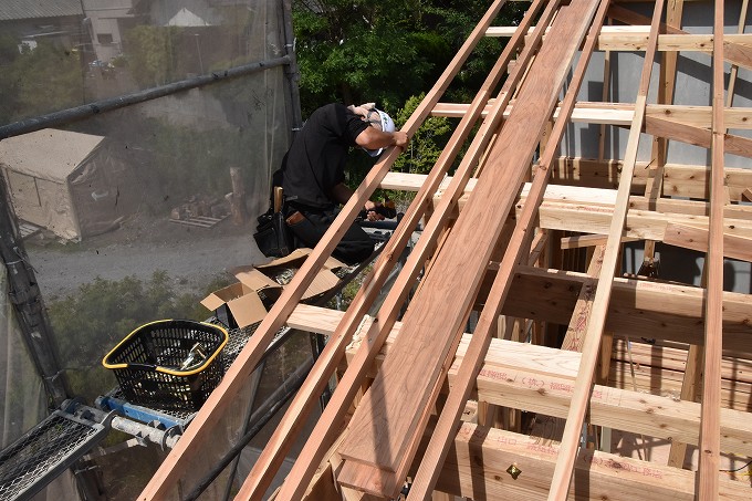 「糟屋郡宇美町02」注文住宅現場リポート⑤【上棟式】
