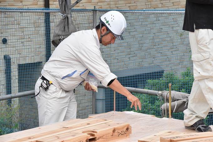 「糟屋郡宇美町02」注文住宅現場リポート⑤【上棟式】
