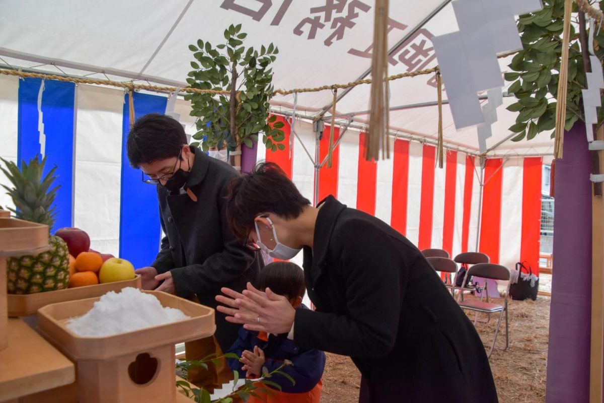 「福岡市早良区09」注文住宅現場リポート①【地鎮祭】