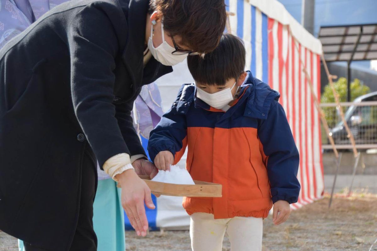 福岡県福岡市早良区09　注文住宅建築現場リポート①　～地鎮祭～