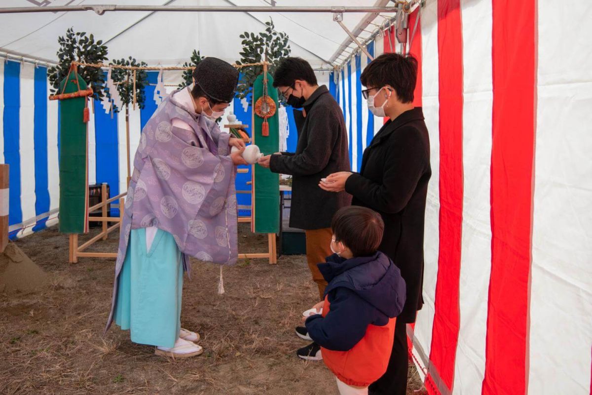 「福岡市早良区09」注文住宅現場リポート①【地鎮祭】