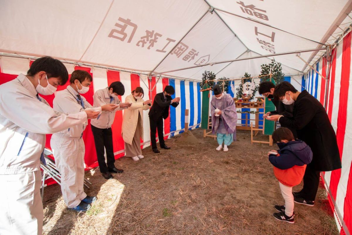 「福岡市早良区09」注文住宅現場リポート①【地鎮祭】