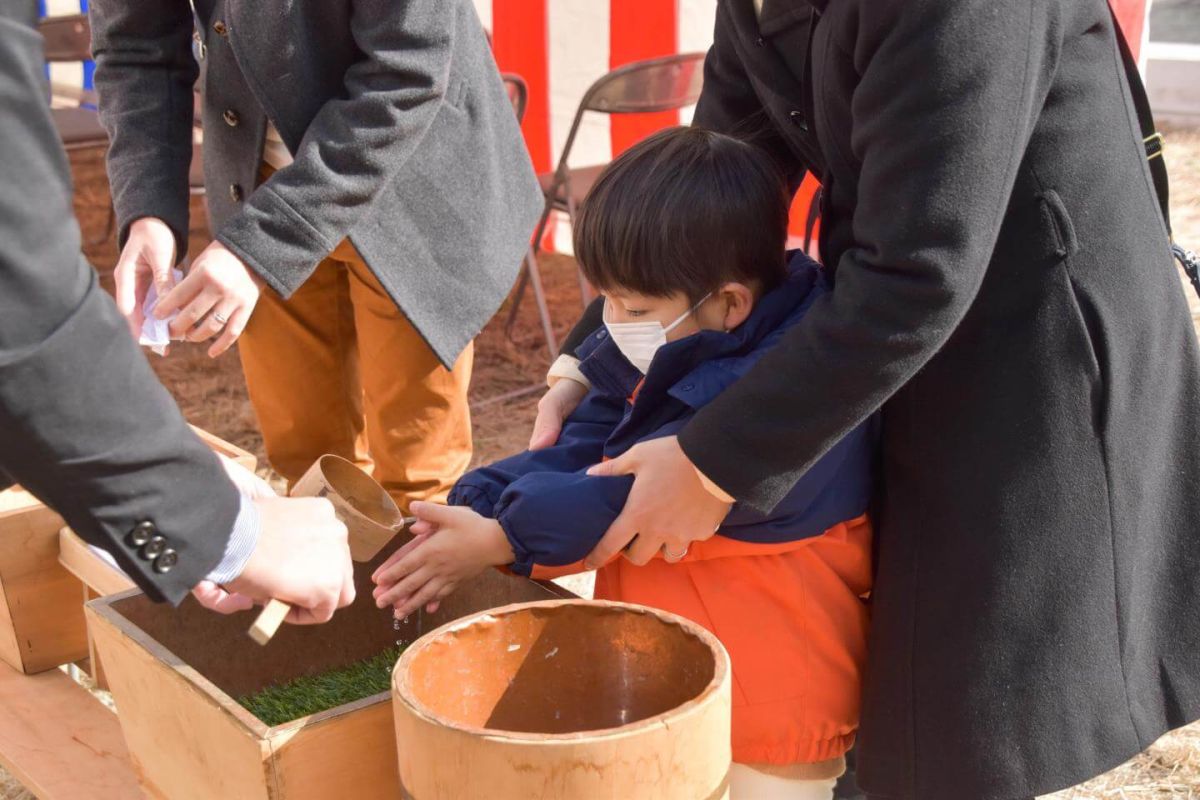 福岡県福岡市早良区09　注文住宅建築現場リポート①　～地鎮祭～