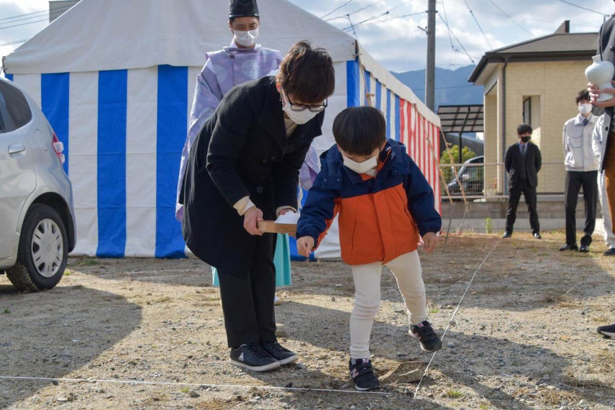 福岡県福岡市早良区09　注文住宅建築現場リポート①　～地鎮祭～