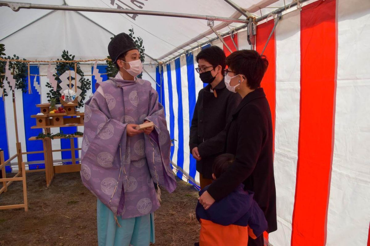 福岡県福岡市早良区09　注文住宅建築現場リポート①　～地鎮祭～