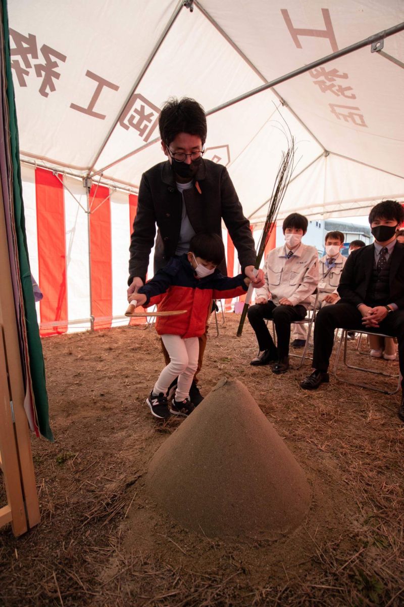 「福岡市早良区09」注文住宅現場リポート①【地鎮祭】