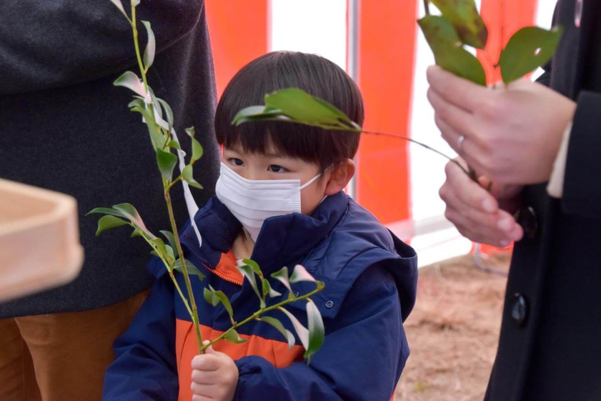 福岡県福岡市早良区09　注文住宅建築現場リポート①　～地鎮祭～