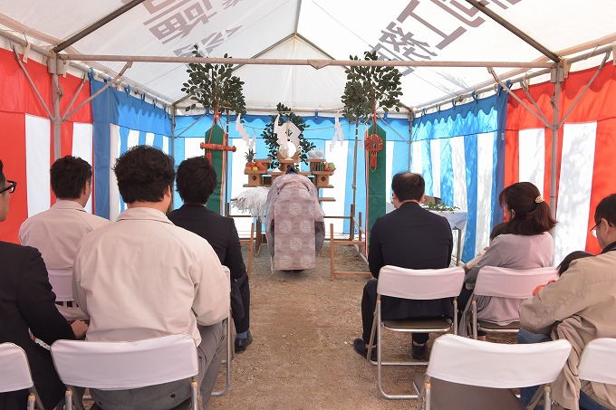 「福岡市早良区梅林02」注文住宅現場リポート①【地鎮祭】