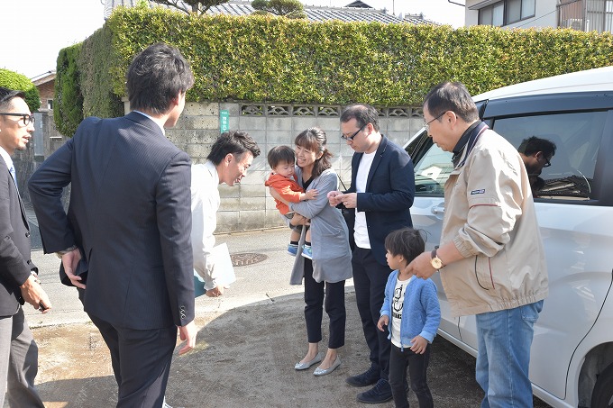 福岡市早良区梅林02　注文住宅建築現場リポート①　～地鎮祭～