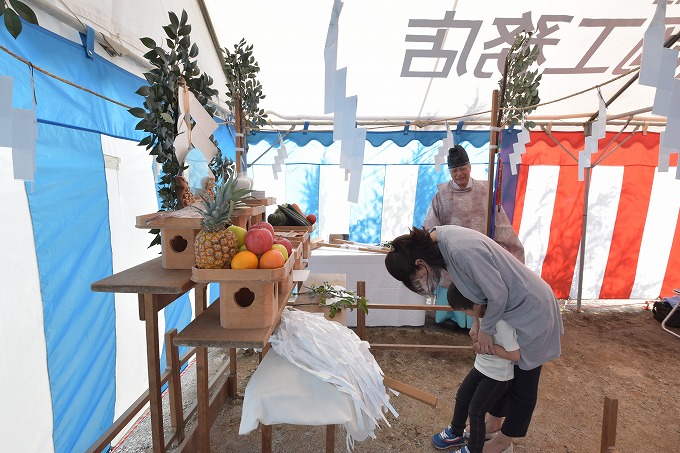 「福岡市早良区梅林02」注文住宅現場リポート①【地鎮祭】