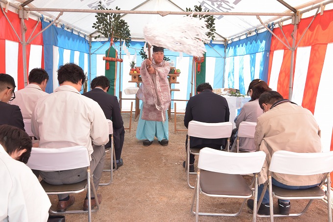 「福岡市早良区梅林02」注文住宅現場リポート①【地鎮祭】