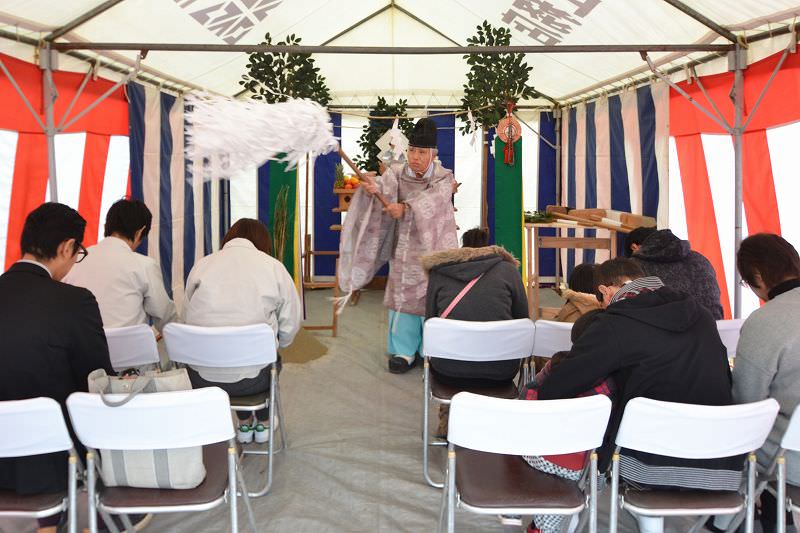 「宗像市池田01」注文住宅現場リポート①【地鎮祭】