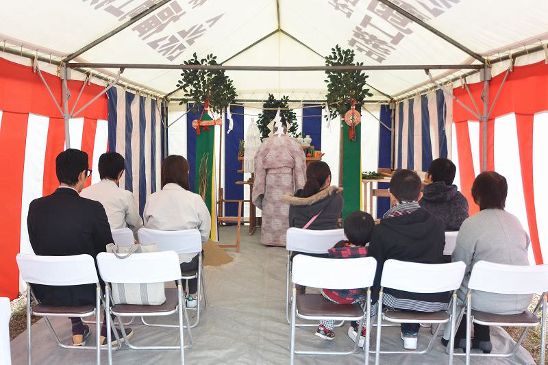 「宗像市池田01」注文住宅現場リポート①【地鎮祭】