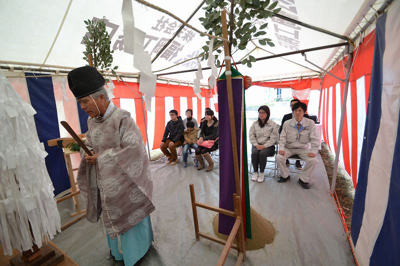「宗像市池田01」注文住宅現場リポート①【地鎮祭】