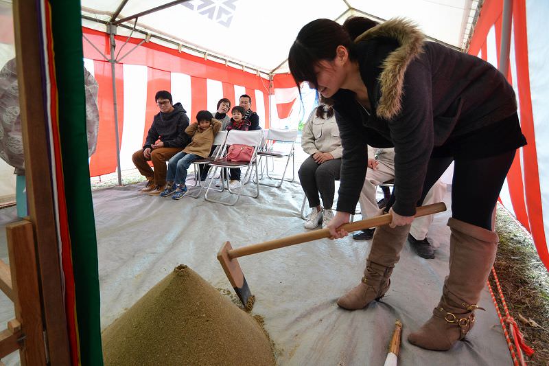 福岡県宗像市池田01　注文住宅建築現場リポート①　～地鎮祭～