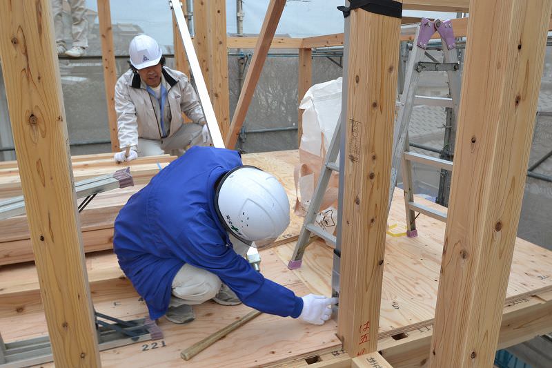 「福岡市東区02」注文住宅現場リポート④【上棟式】