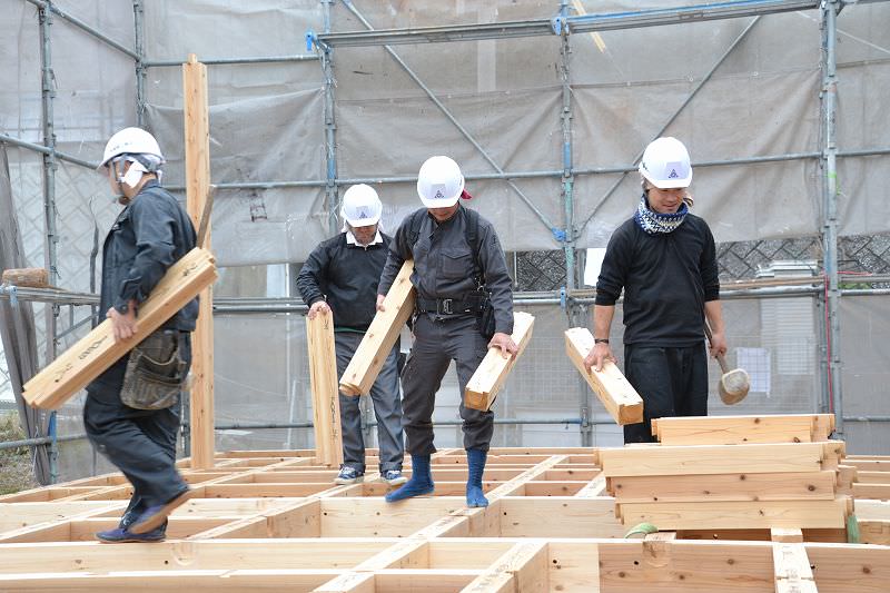 福岡市東区02　注文住宅建築現場リポート④　～上棟式～