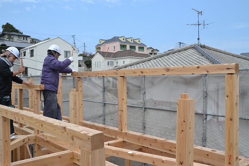 「福岡市東区02」注文住宅現場リポート④【上棟式】