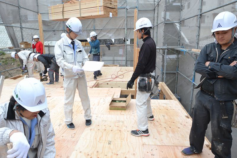 「福岡市東区02」注文住宅現場リポート④【上棟式】