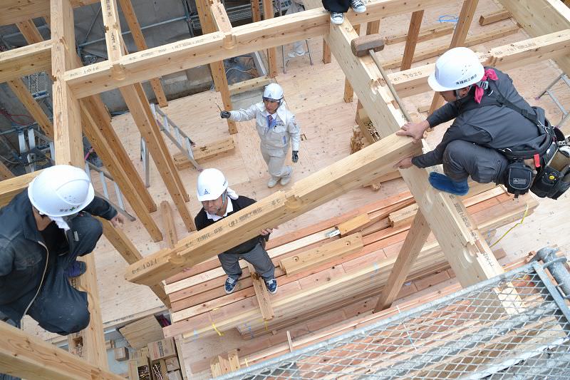 「福岡市東区02」注文住宅現場リポート④【上棟式】