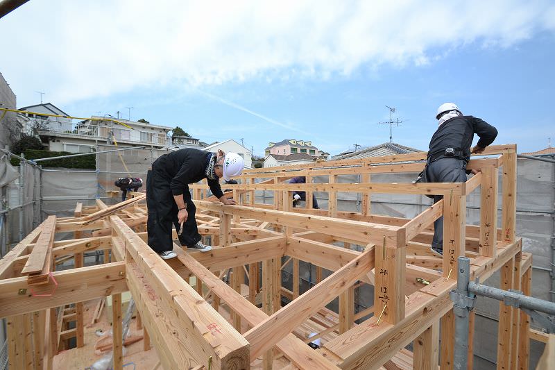 「福岡市東区02」注文住宅現場リポート④【上棟式】