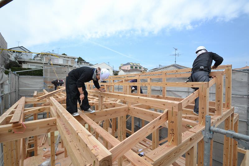 福岡市東区02　注文住宅建築現場リポート④　～上棟式～