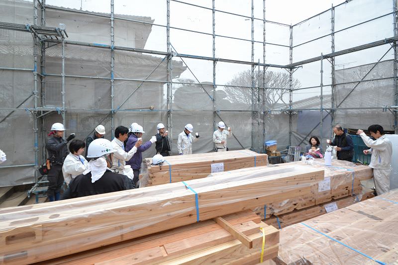 「福岡市東区02」注文住宅現場リポート④【上棟式】