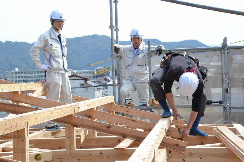 福岡市東区02　注文住宅建築現場リポート④　～上棟式～