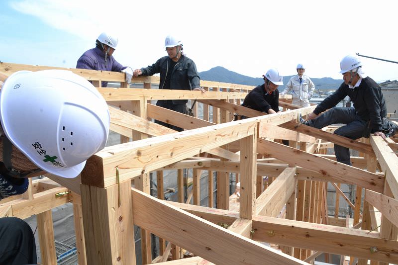 「福岡市東区02」注文住宅現場リポート④【上棟式】