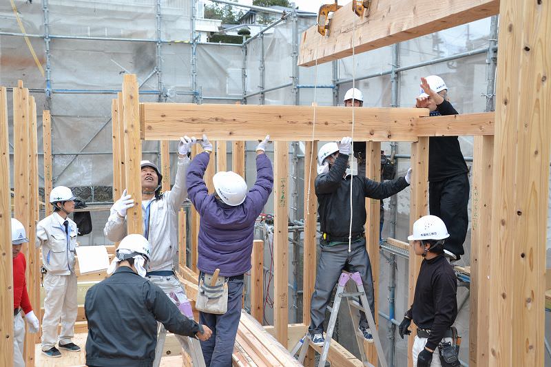 「福岡市東区02」注文住宅現場リポート④【上棟式】