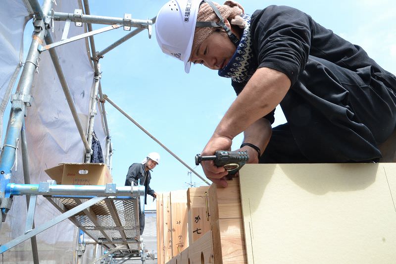 「福岡市東区02」注文住宅現場リポート④【上棟式】
