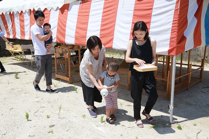 福岡市南区10　注文住宅建築現場リポート①　～地鎮祭～