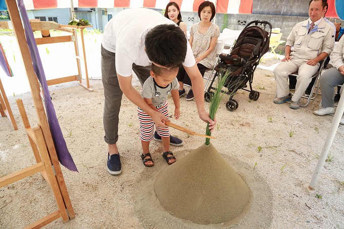 福岡市南区10　注文住宅建築現場リポート①　～地鎮祭～