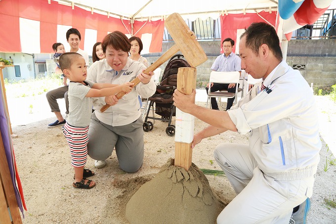 福岡市南区10　注文住宅建築現場リポート①　～地鎮祭～