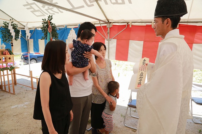 福岡市南区10　注文住宅建築現場リポート①　～地鎮祭～