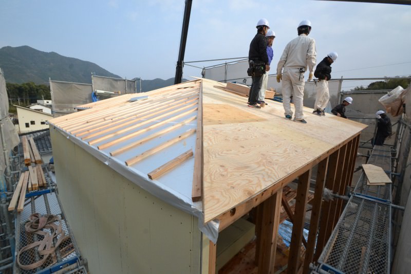 「宗像市池田01」注文住宅現場リポート④【上棟式】