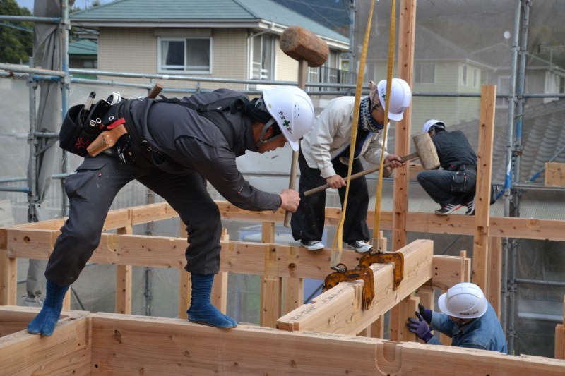 福岡県宗像市池田01　注文住宅建築現場リポート④　～上棟式～